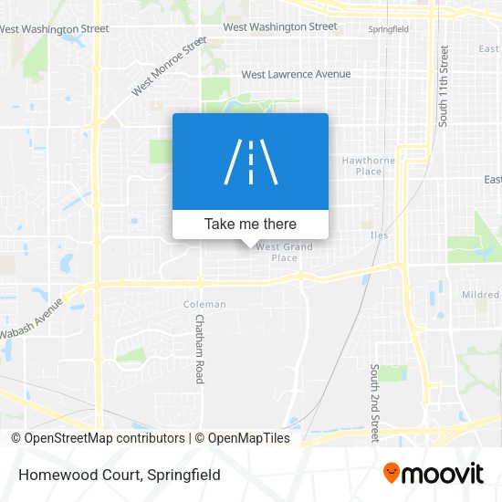 Mapa de Homewood Court