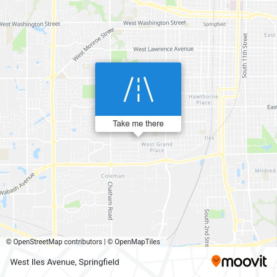 Mapa de West Iles Avenue