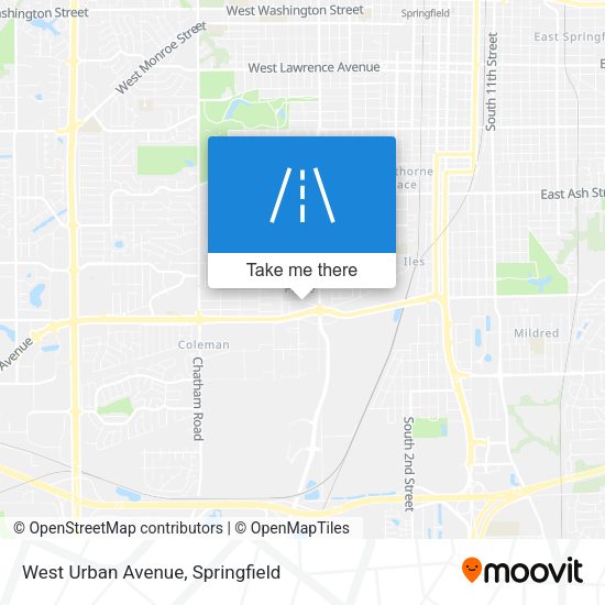 West Urban Avenue map