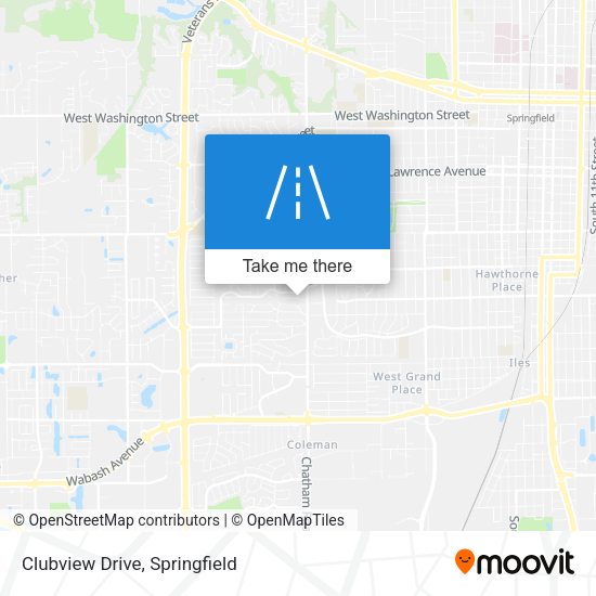 Mapa de Clubview Drive