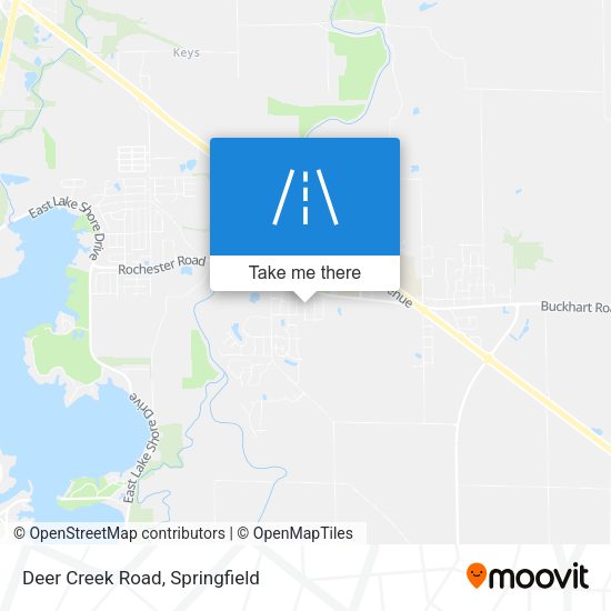Mapa de Deer Creek Road