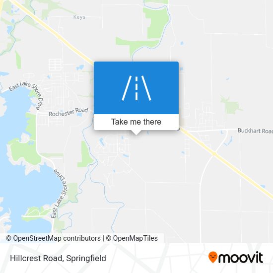 Hillcrest Road map