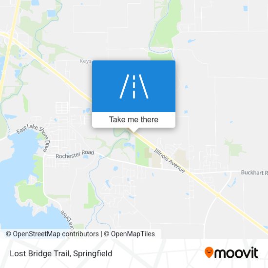 Lost Bridge Trail map