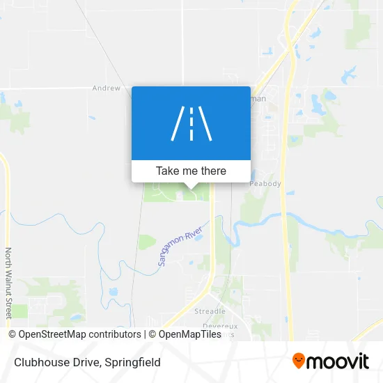 Clubhouse Drive map
