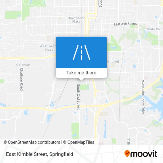 East Kimble Street map
