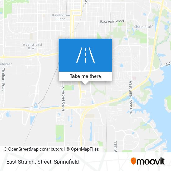 Mapa de East Straight Street