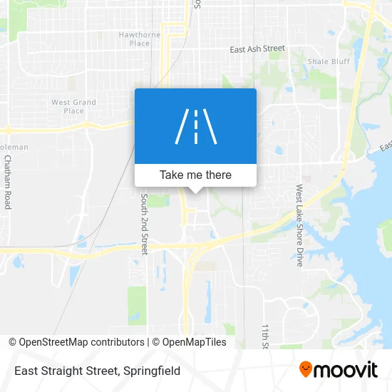 East Straight Street map