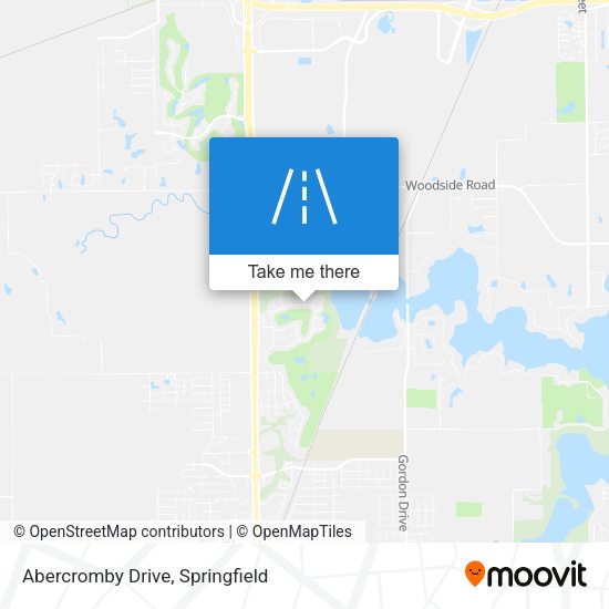 Abercromby Drive map