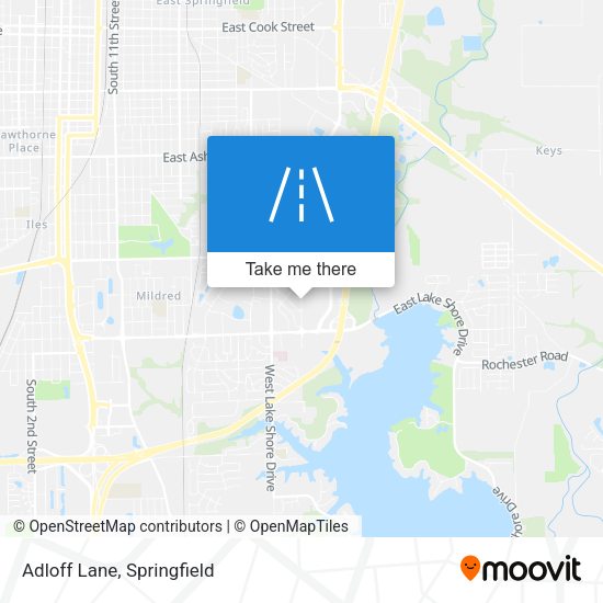 Mapa de Adloff Lane