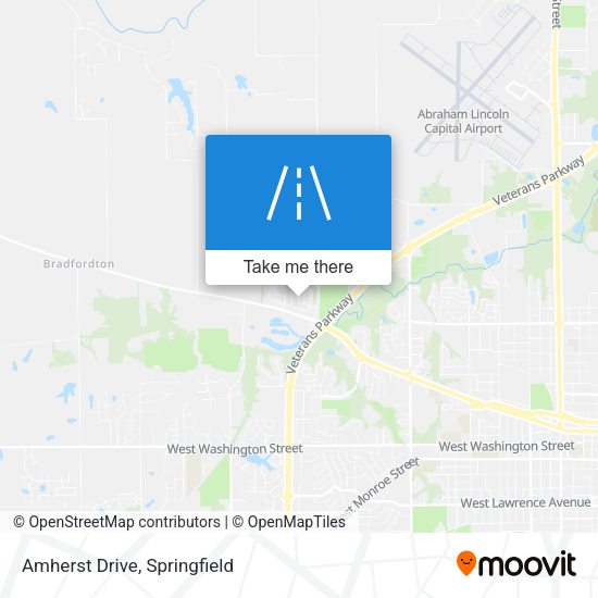 Mapa de Amherst Drive
