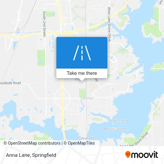 Anna Lane map