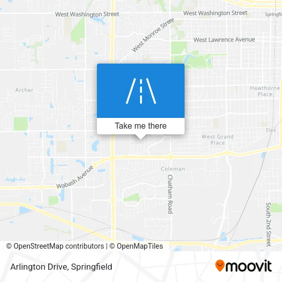 Arlington Drive map
