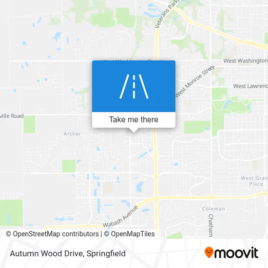 Autumn Wood Drive map