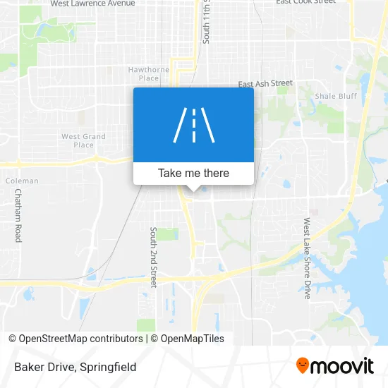 Baker Drive map