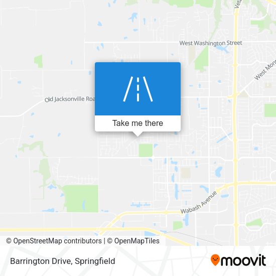 Barrington Drive map