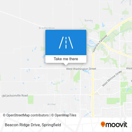 Beacon Ridge Drive map