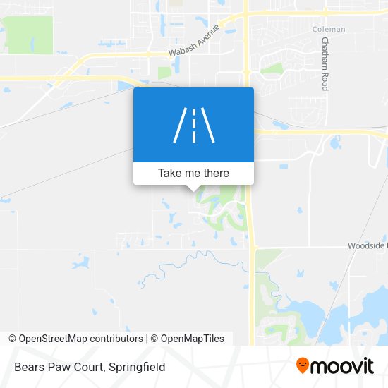 Bears Paw Court map