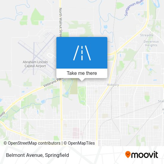 Mapa de Belmont Avenue