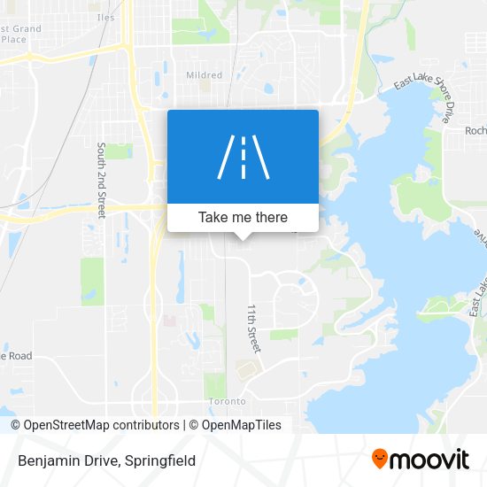 Mapa de Benjamin Drive