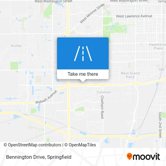 Bennington Drive map