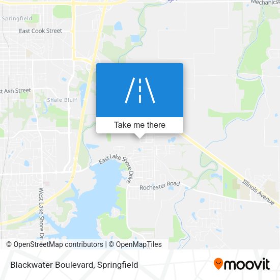 Blackwater Boulevard map