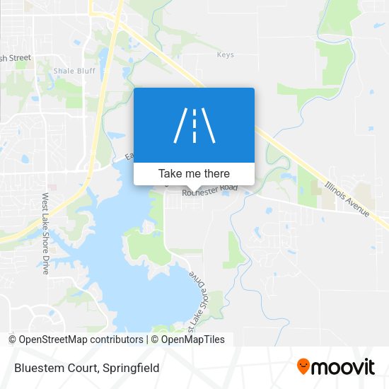 Mapa de Bluestem Court