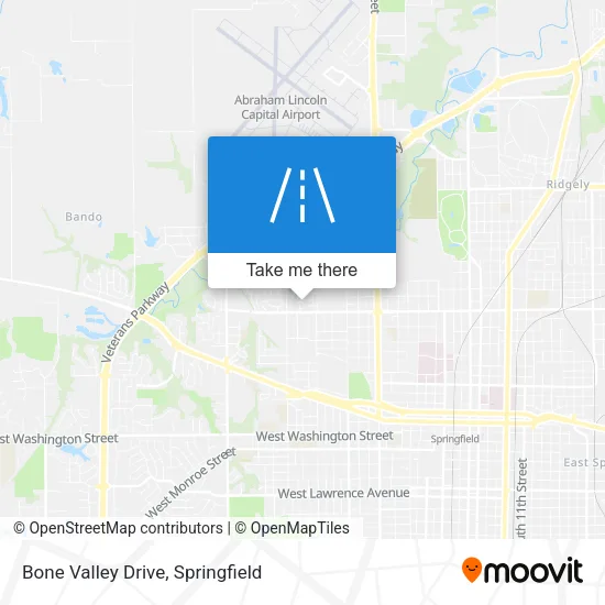 Mapa de Bone Valley Drive