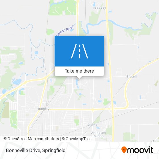 Bonneville Drive map