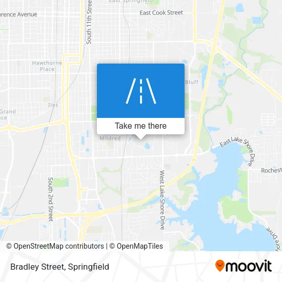 Bradley Street map