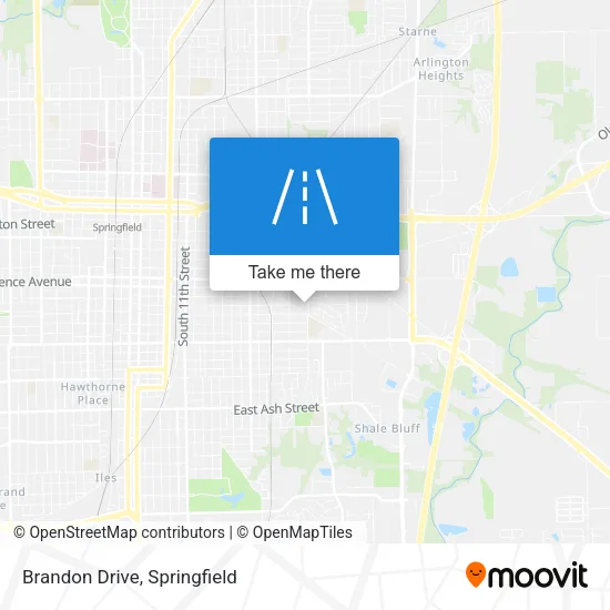 Brandon Drive map