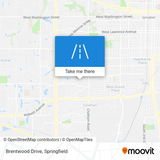 Mapa de Brentwood Drive