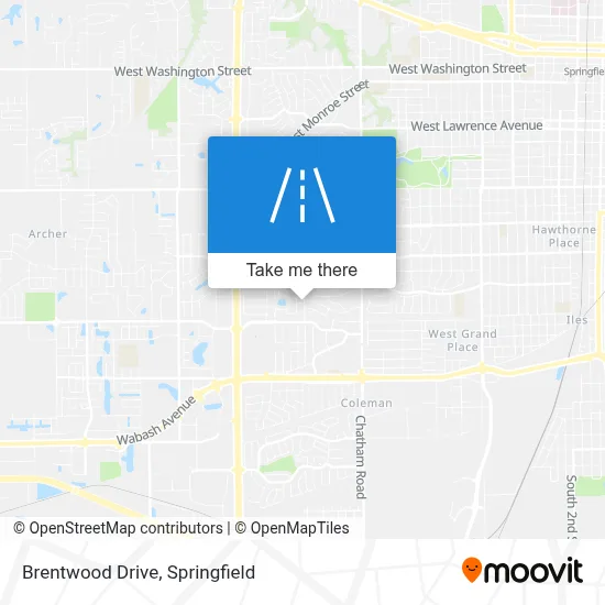 Brentwood Drive map