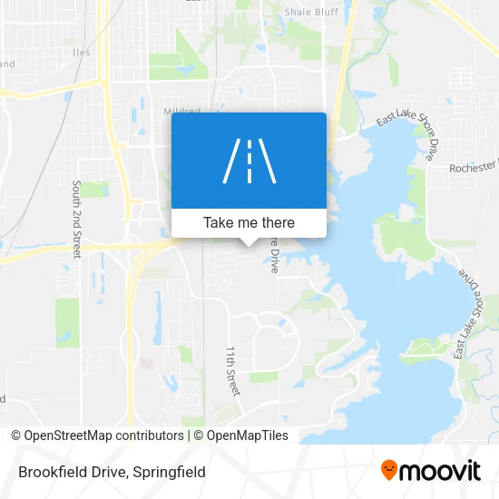 Brookfield Drive map