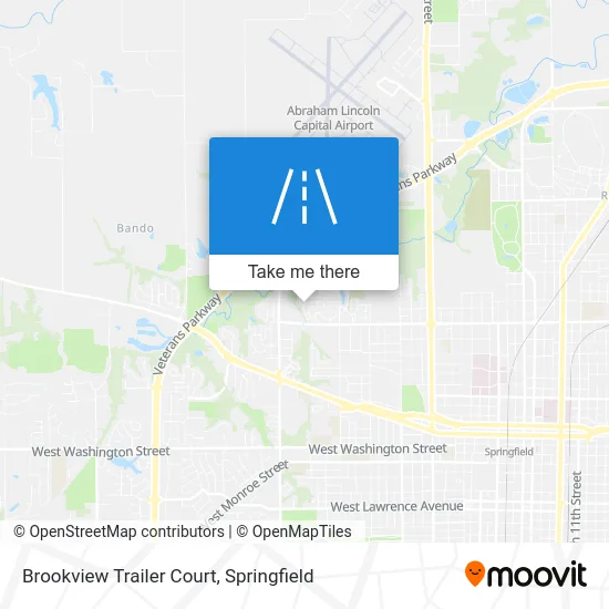 Brookview Trailer Court map