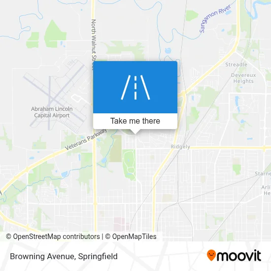 Browning Avenue map