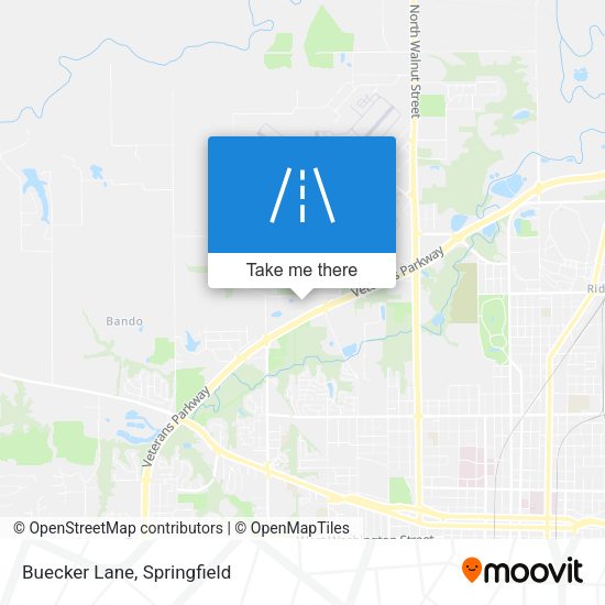 Mapa de Buecker Lane