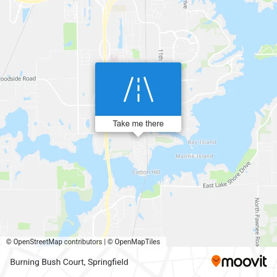Burning Bush Court map