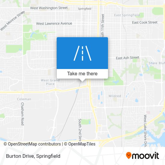 Mapa de Burton Drive