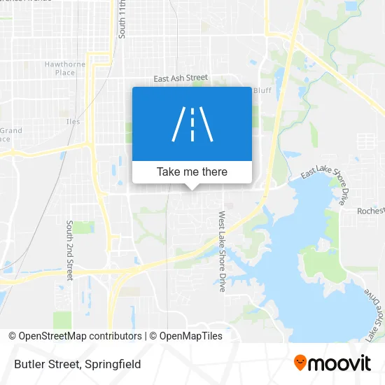 Butler Street map