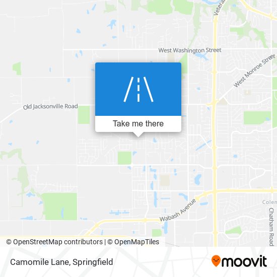 Camomile Lane map