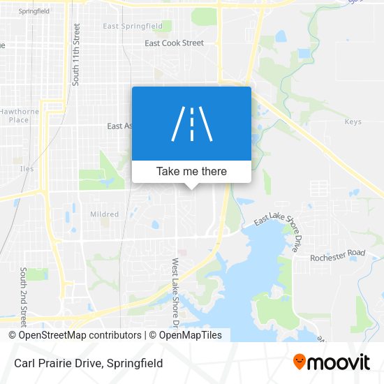 Carl Prairie Drive map