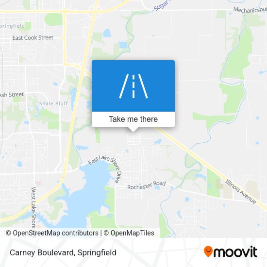 Mapa de Carney Boulevard