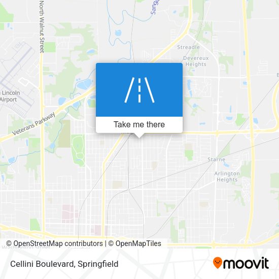 Cellini Boulevard map
