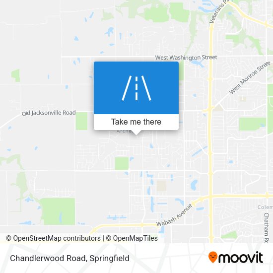 Chandlerwood Road map