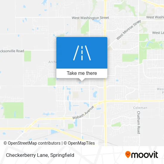 Mapa de Checkerberry Lane
