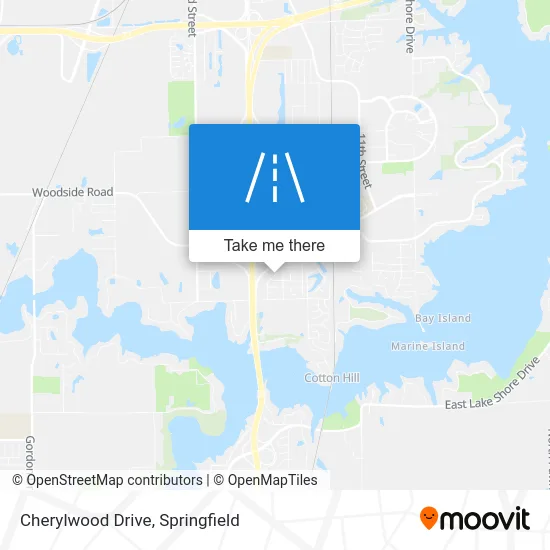 Cherylwood Drive map