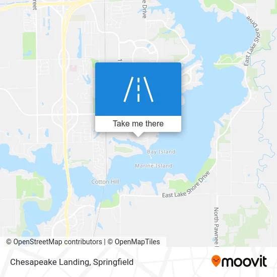 Chesapeake Landing map