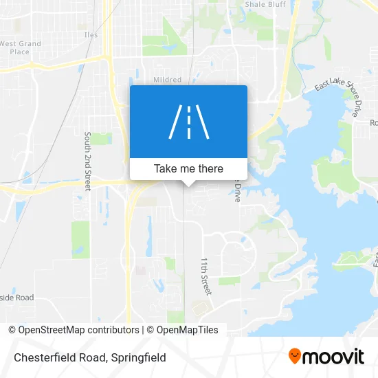 Chesterfield Road map