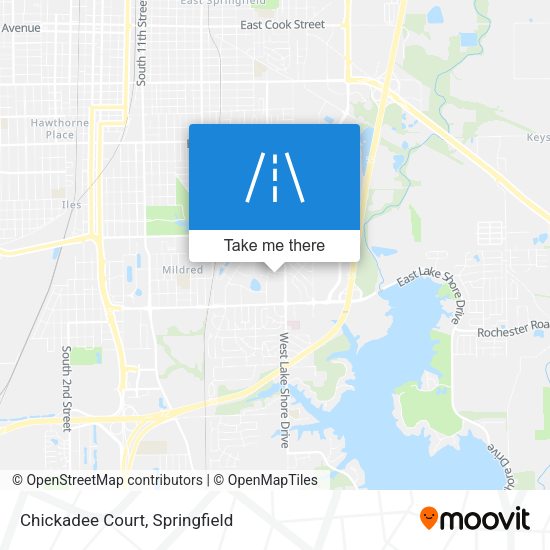 Chickadee Court map