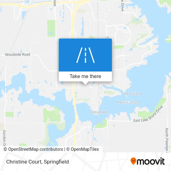 Christine Court map